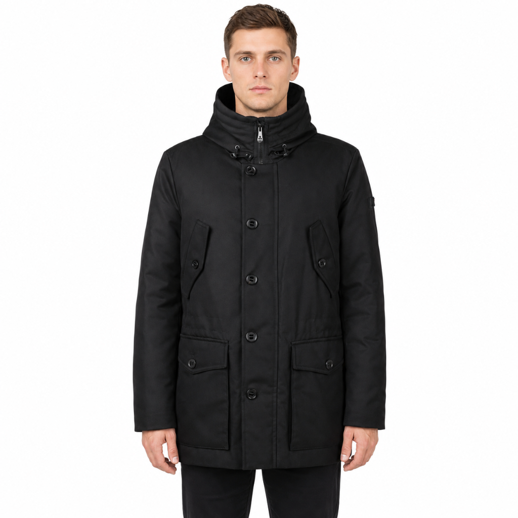 Peuterey Man Down Jacket Zoan Black