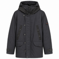 Peuterey Man Down Jacket Fadi Eco Fur Blue