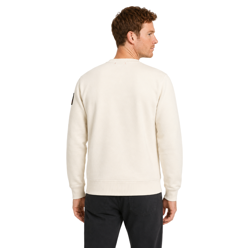 Parajumpers Man Knit Pernhos White