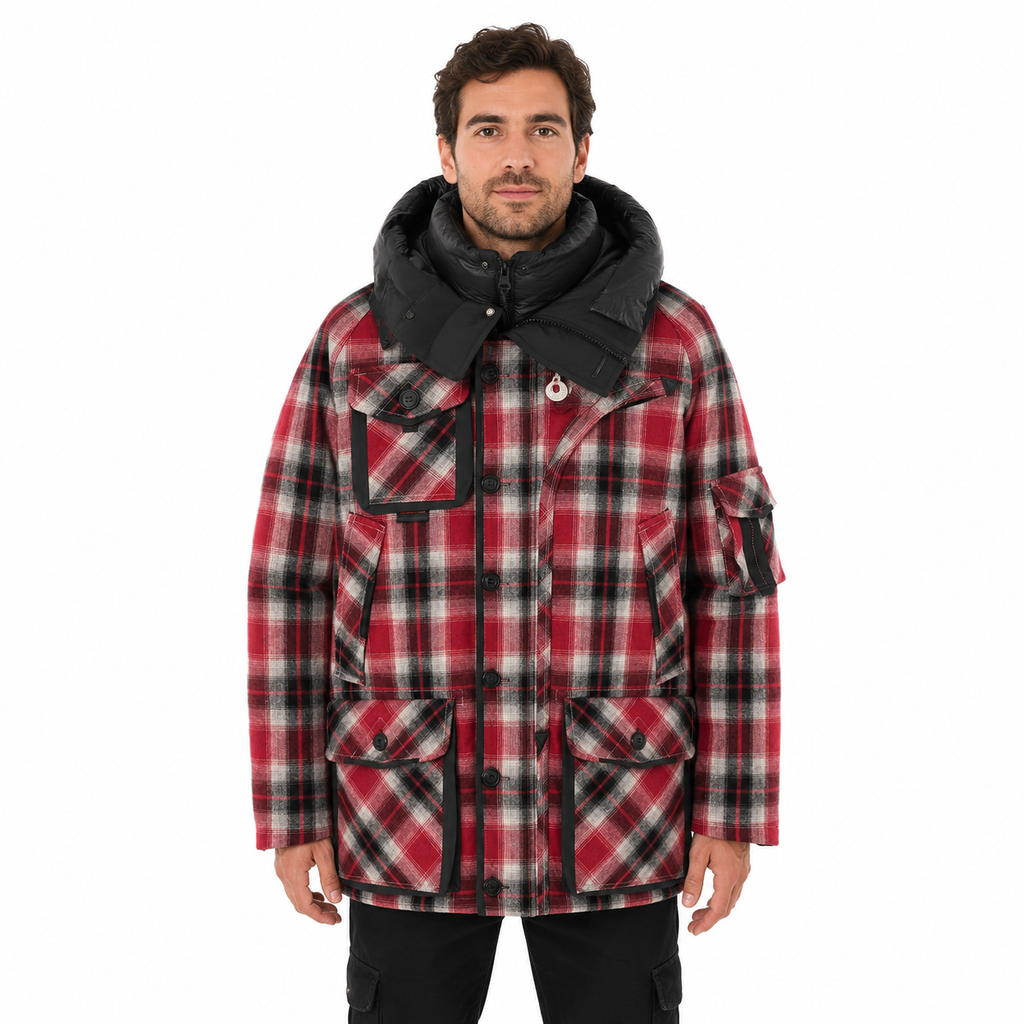 Parajumpers Man Jacket Musher Red