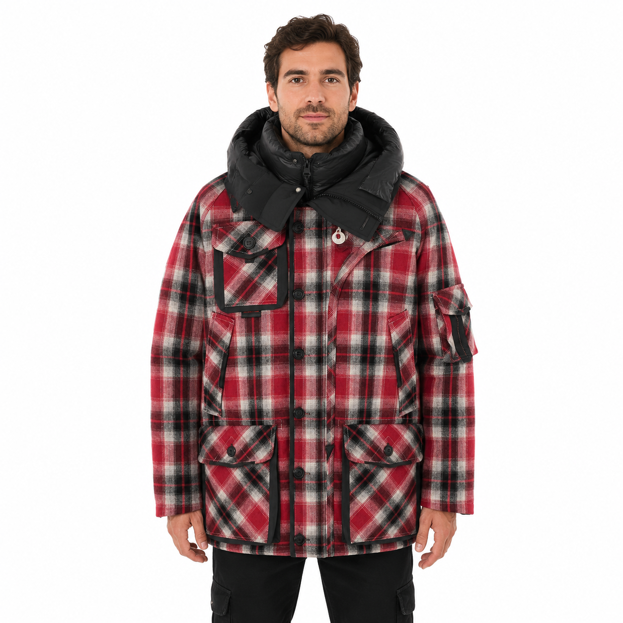 Parajumpers Man Jacket Musher Red