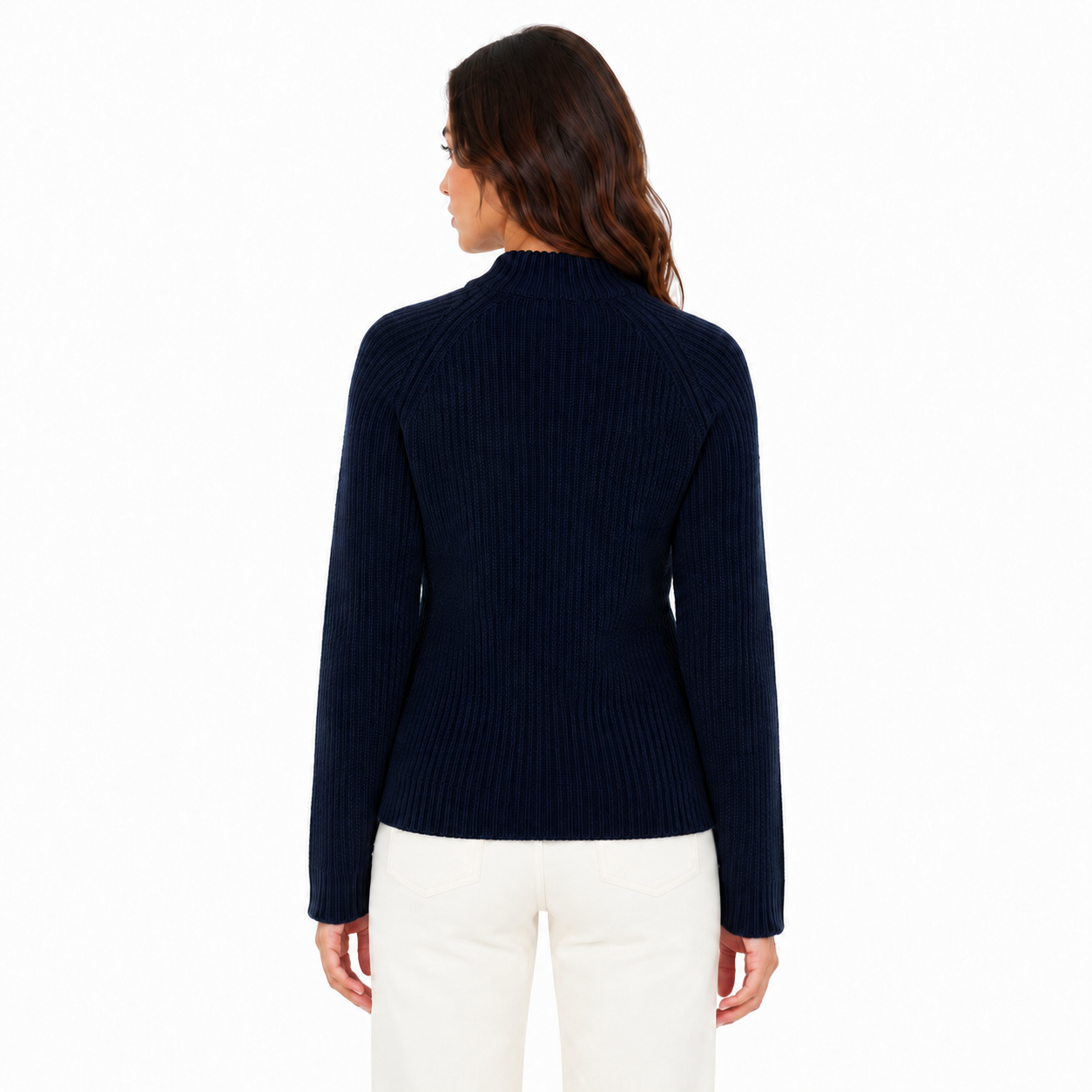 Parajumpers Woman Knit Rib Jumper Blue