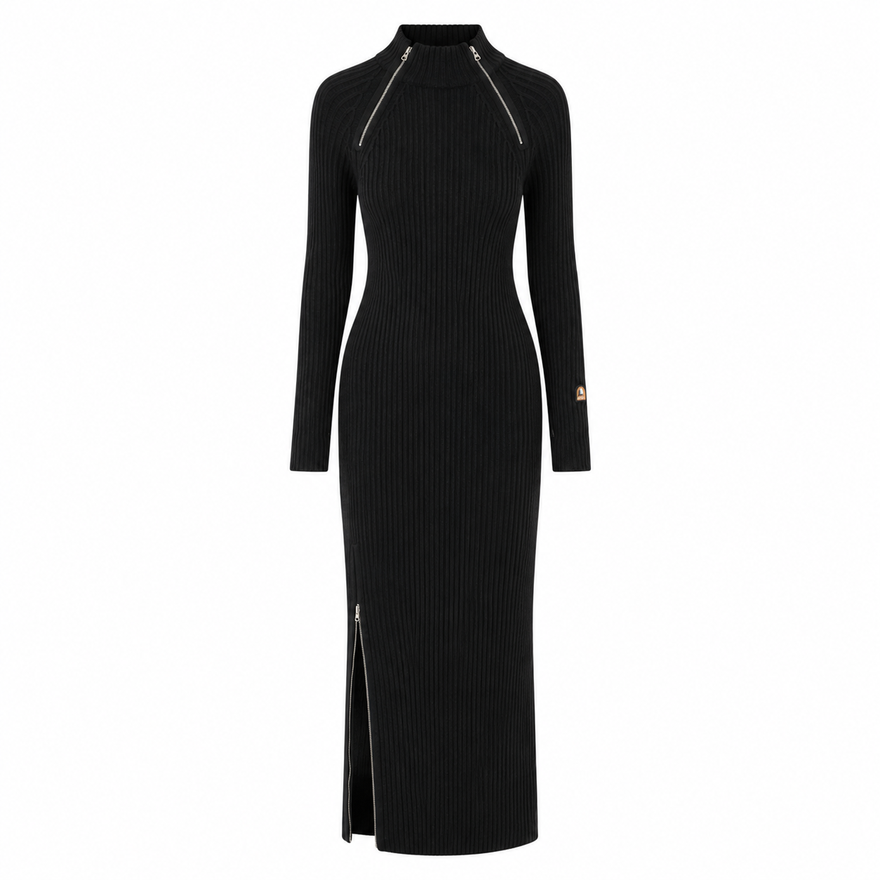 Parajumpers Woman Dress Rib Black