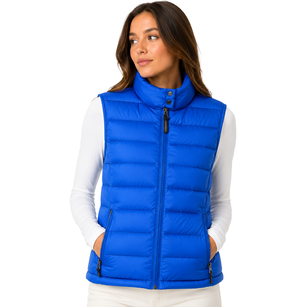 Parajumpers Woman Sleeveless Dodie Vest Light Blue
