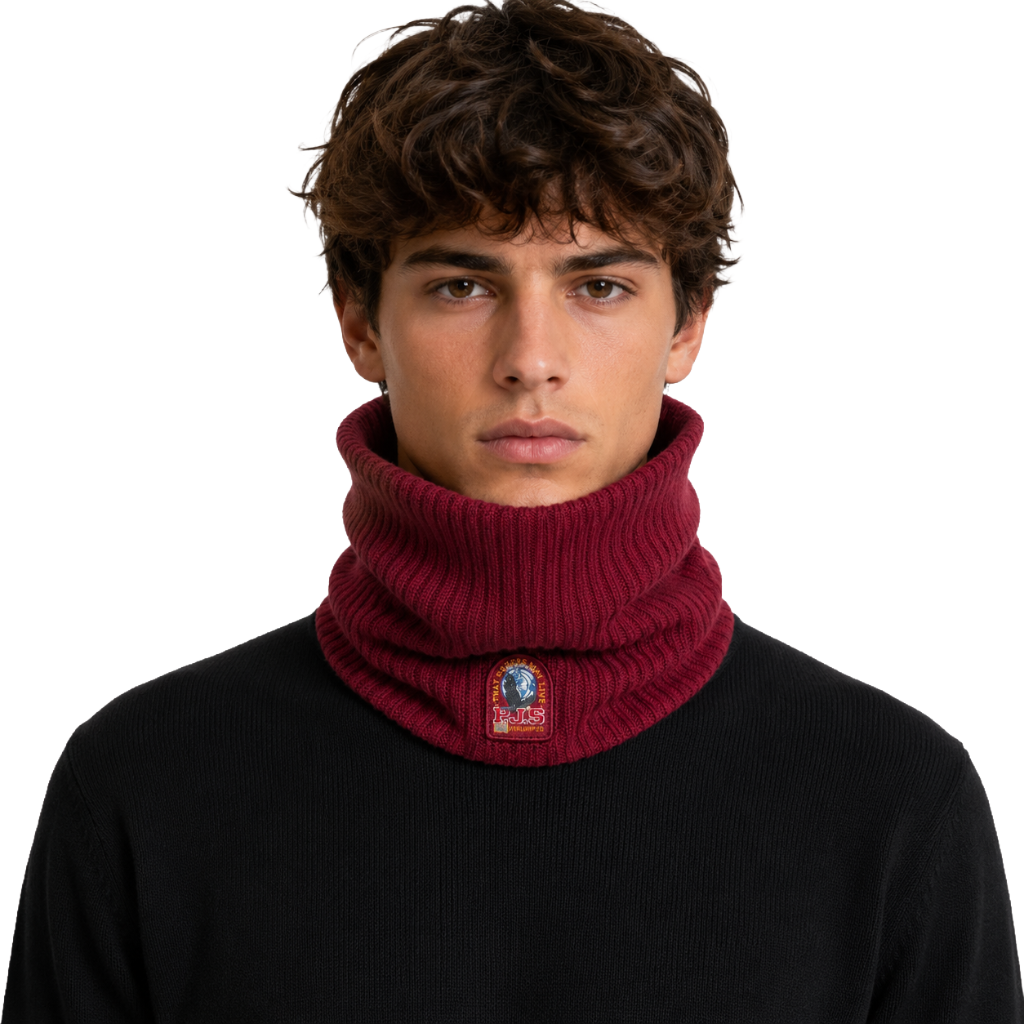 Parajumpers Unisex Scaldacollo Rib Scaldacollo Red