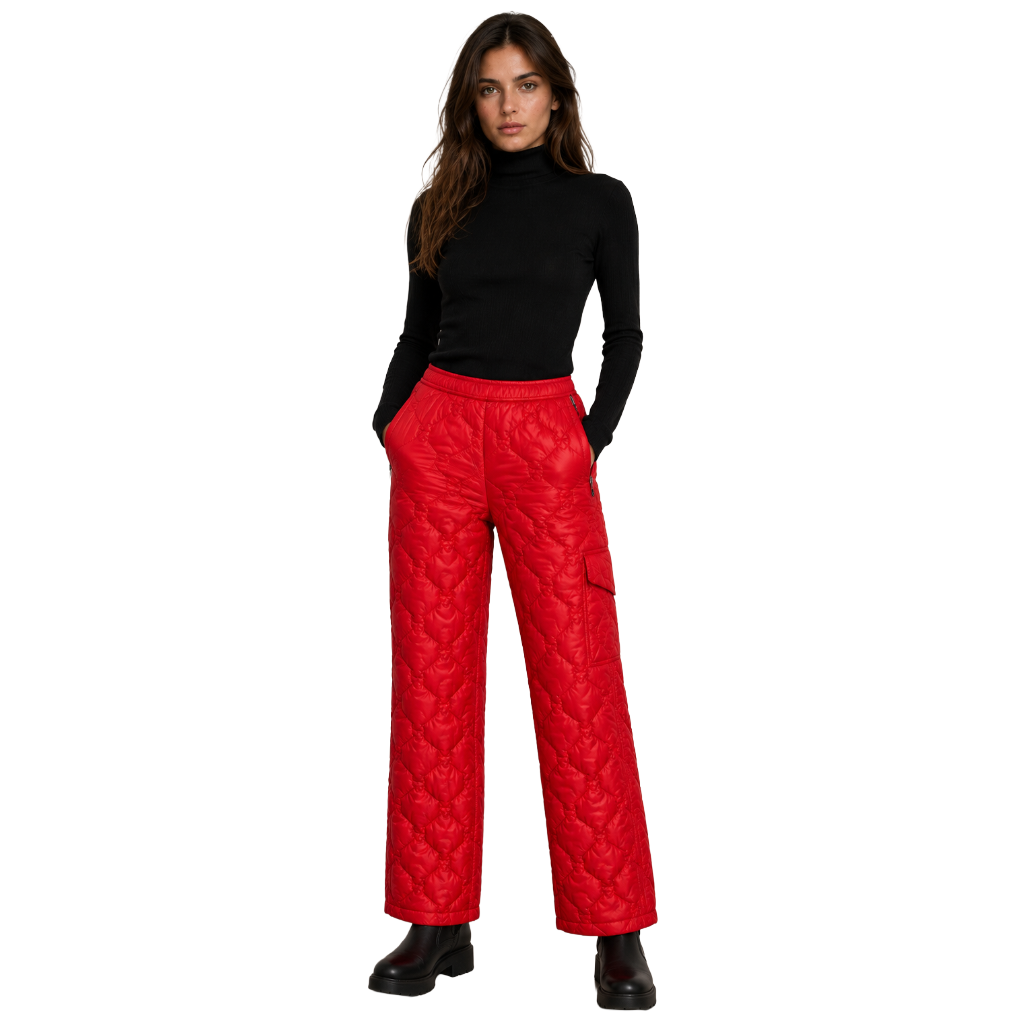 Parajumpers Woman Trousers Kawaii Red