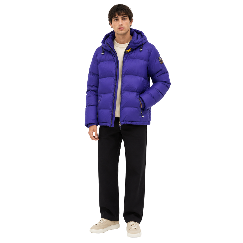 Parajumpers Man Jacket Norton Purple