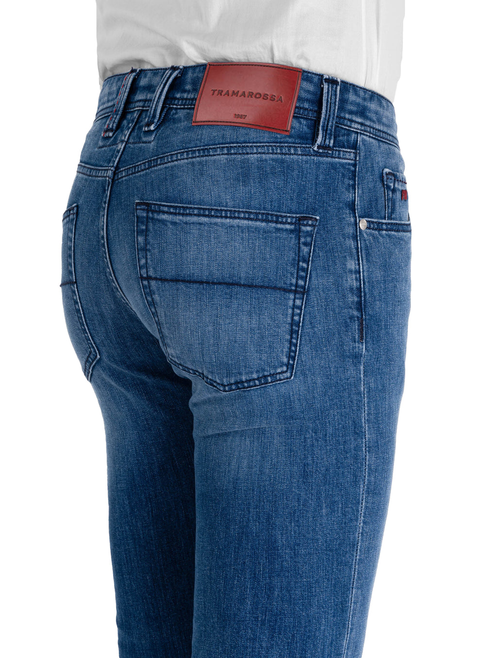 Tramarossa Man Dbcc Sky Distressed Jeans Blue