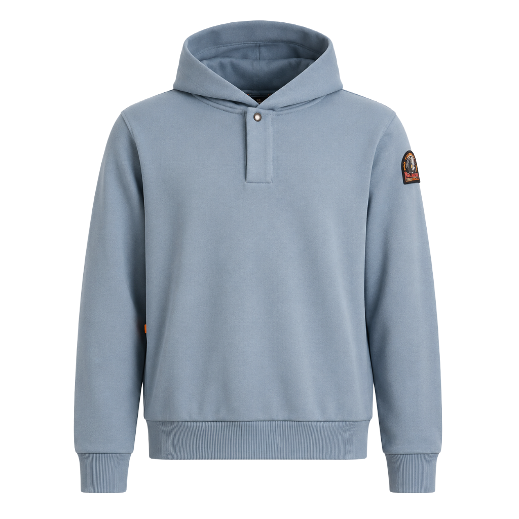 Parajumpers Man Sweatshirt Aidone Light Blue