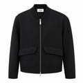 Alpha Studio Man Bomber Gabardina Black
