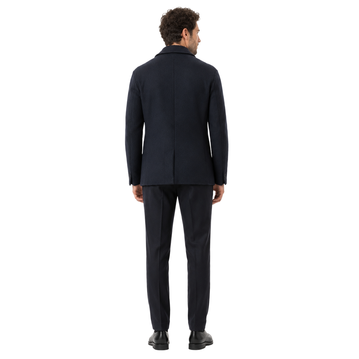 Alpha Studio Man Jacket Double-Breasted Blue