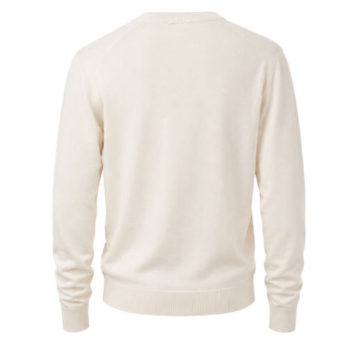 Alpha Studio Man Knit Doppio Neck Beige