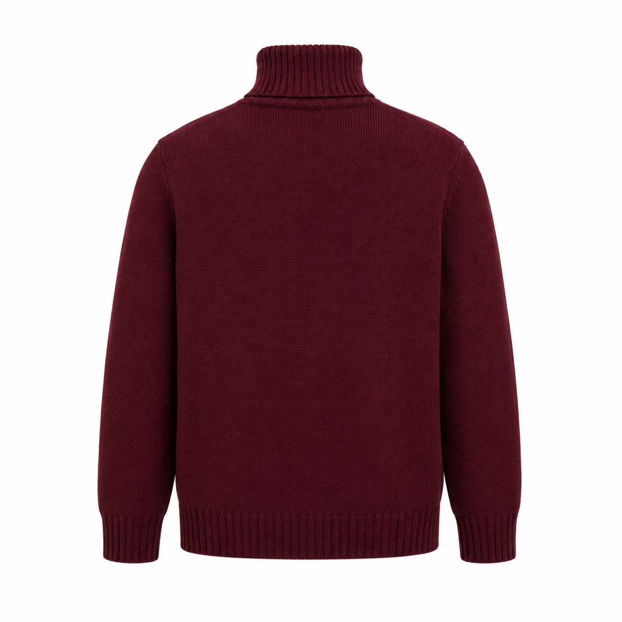 Alpha Studio Man Turtleneck Wool Red