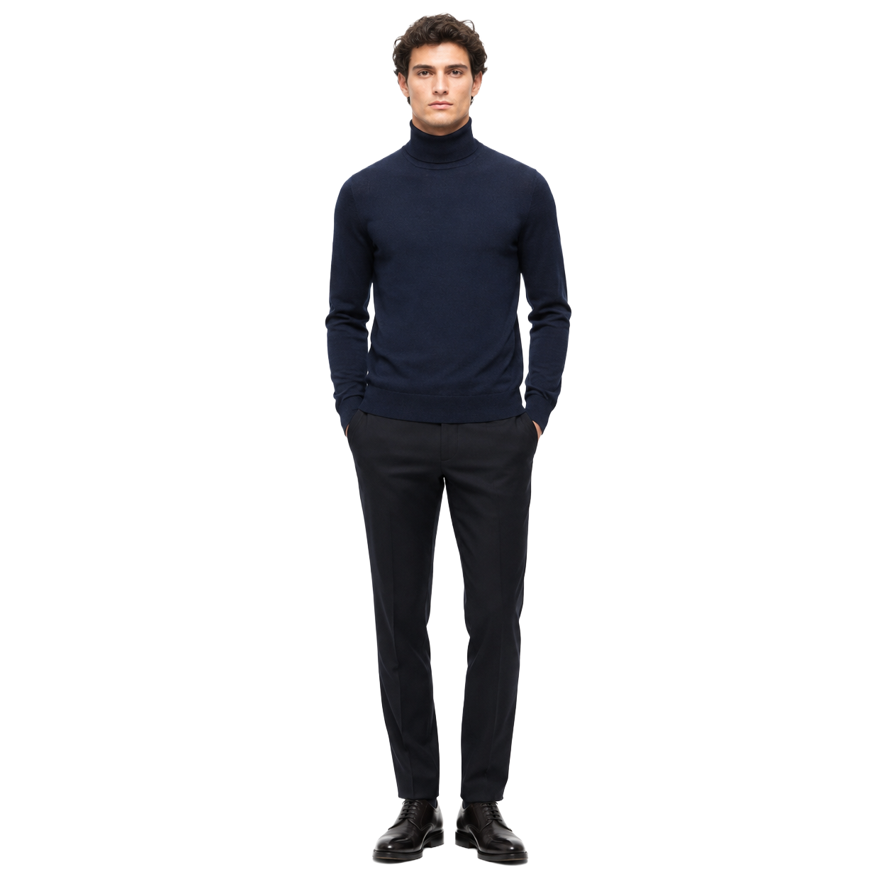 Alpha Studio Man Knit Ciclista Ultrafine Blue