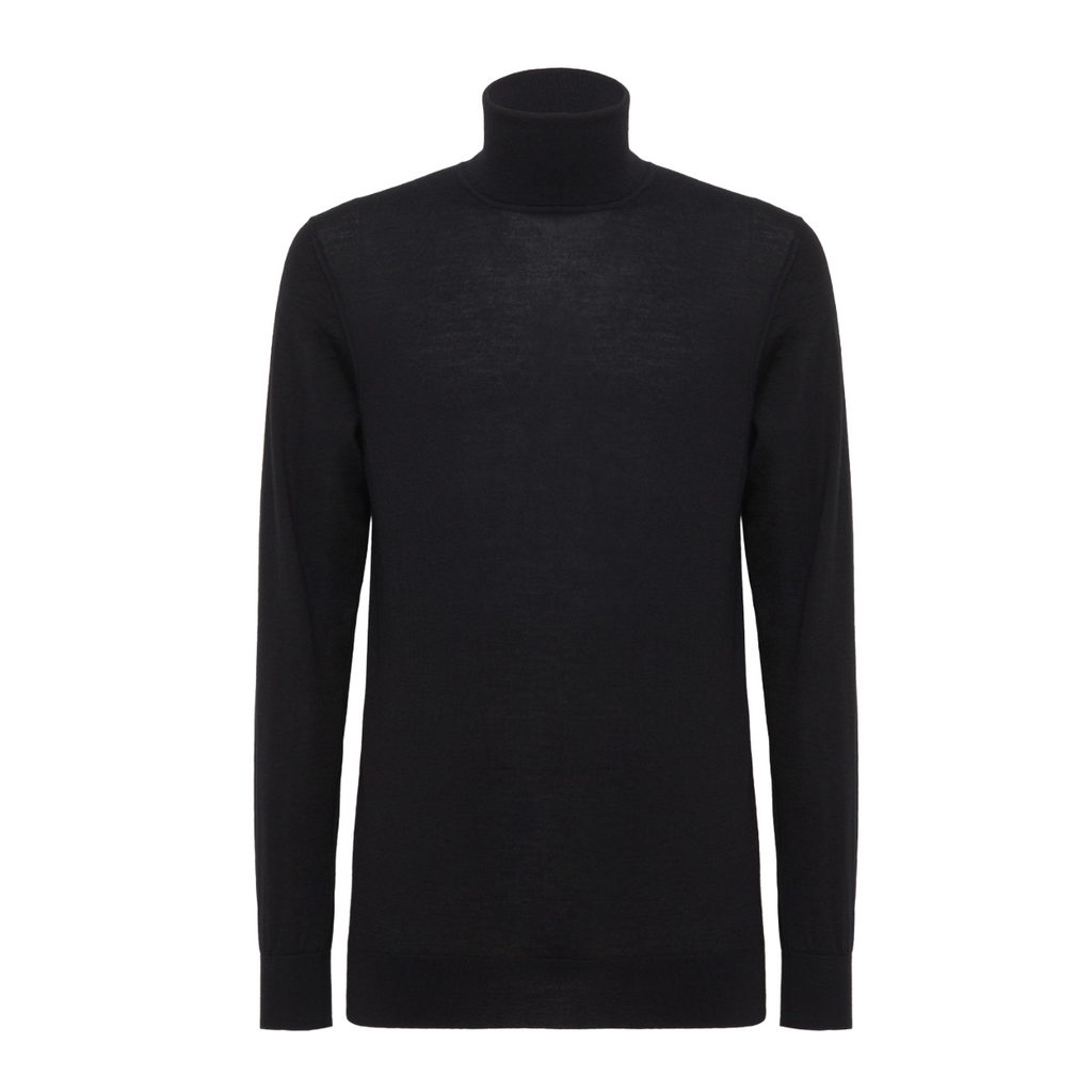 Alpha Studio Man Turtleneck Timeless Black
