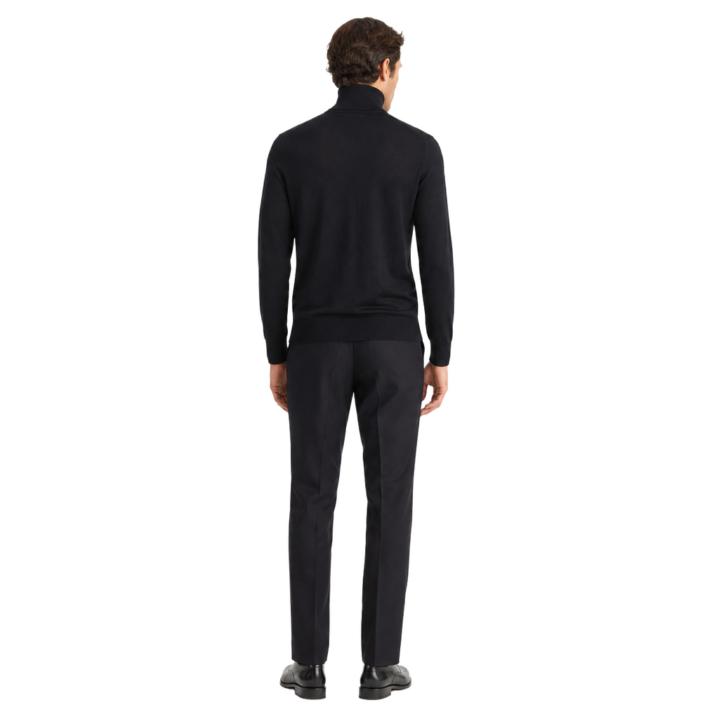 Alpha Studio Man Turtleneck Timeless Black