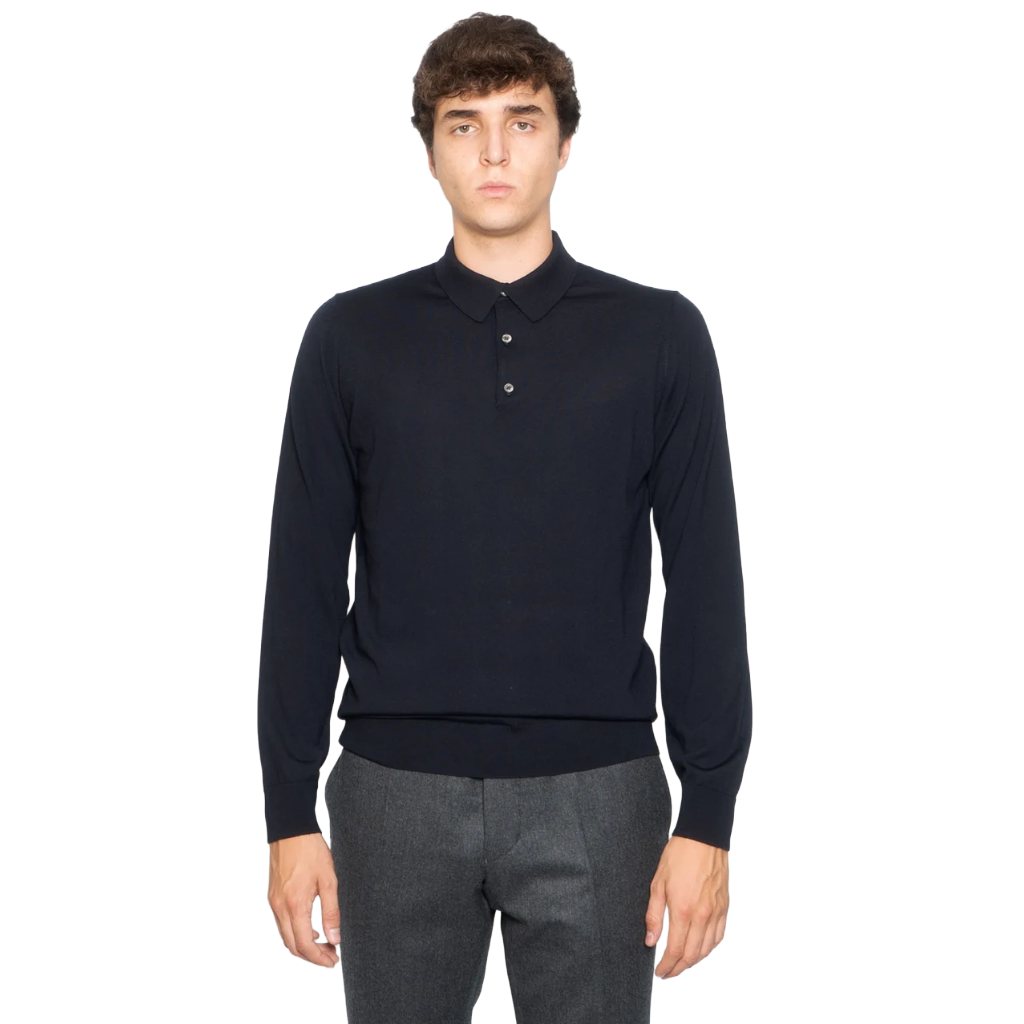 Alpha Studio Man Polo Sotto Jacket Blue