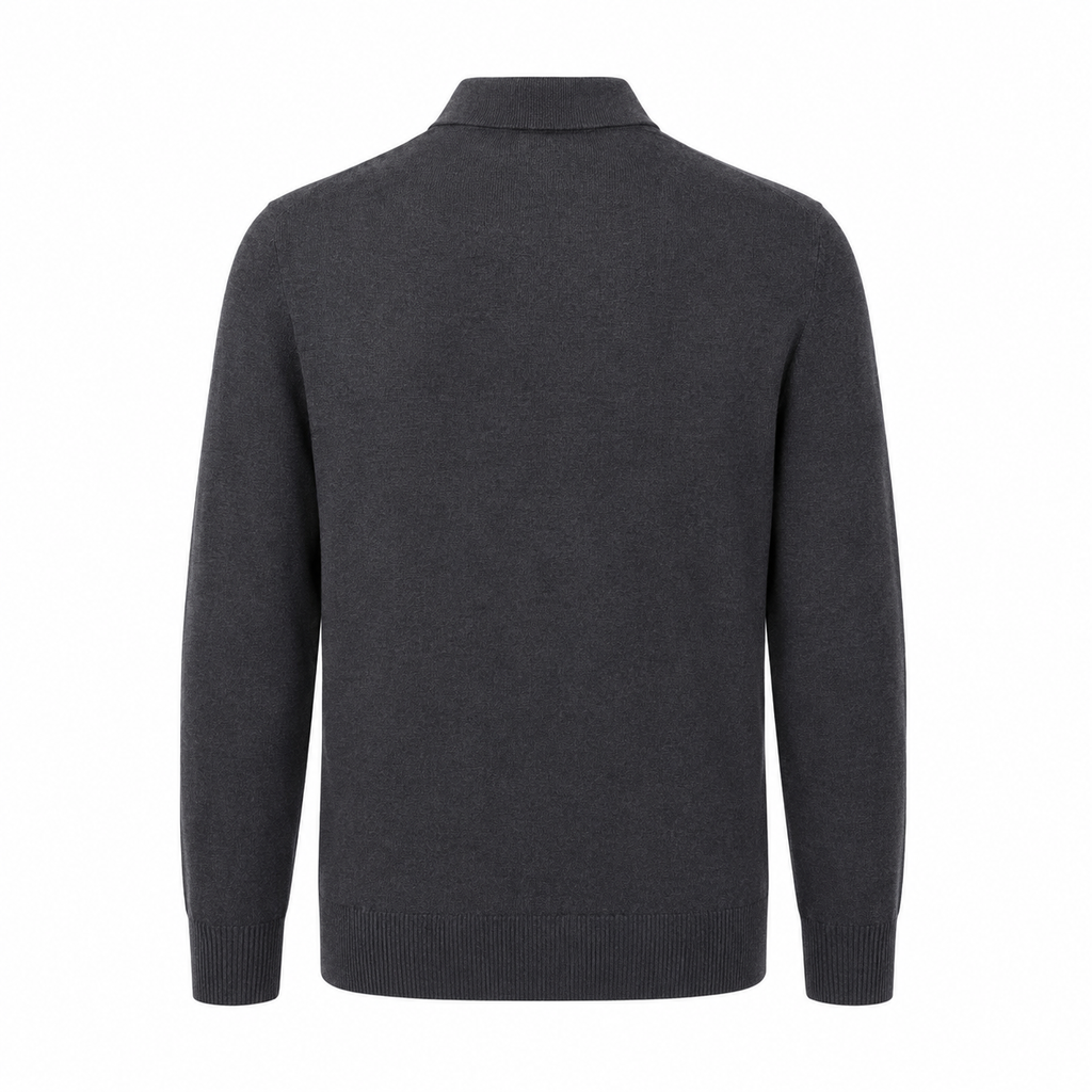 Alpha Studio Man Polo Ultrafine Grey
