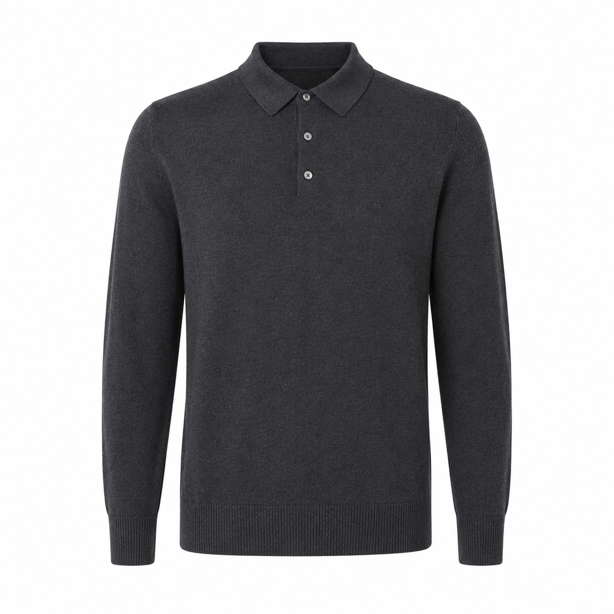 Alpha Studio Man Polo Ultrafine Grey