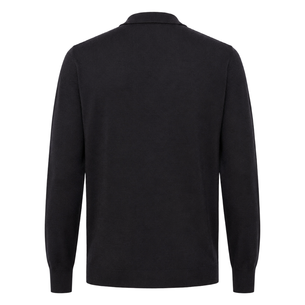 Alpha Studio Man Polo Merinos Ultrafine Blue