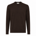 Alpha Studio Man Knit Gircollo Wool Merino Brown