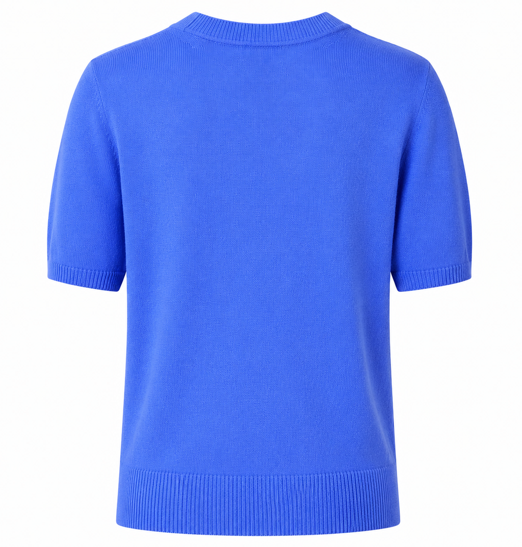Alpha Studio Woman Crew Neck Cropped Retrò Sweaters Light Blue
