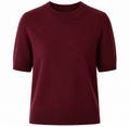 Alpha Studio Woman Crew Neck Cropped Retrò Sweaters Red