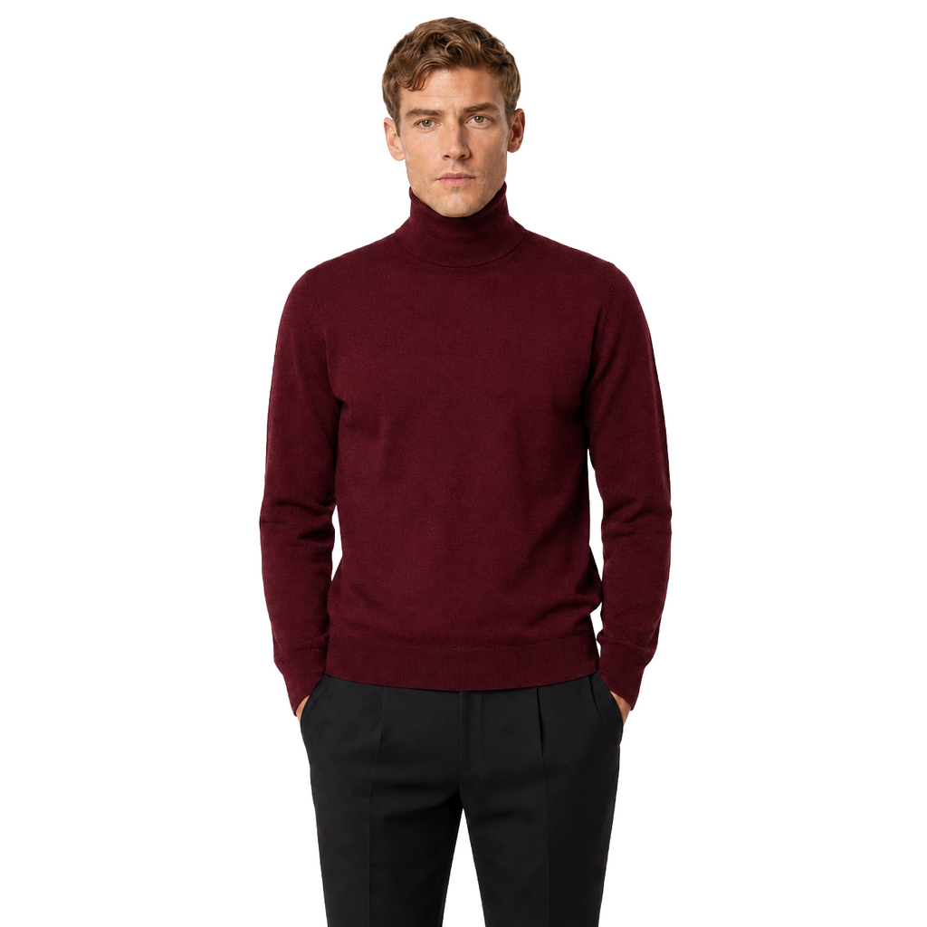 Alpha Studio Man Knit Ciclista High Neck Red