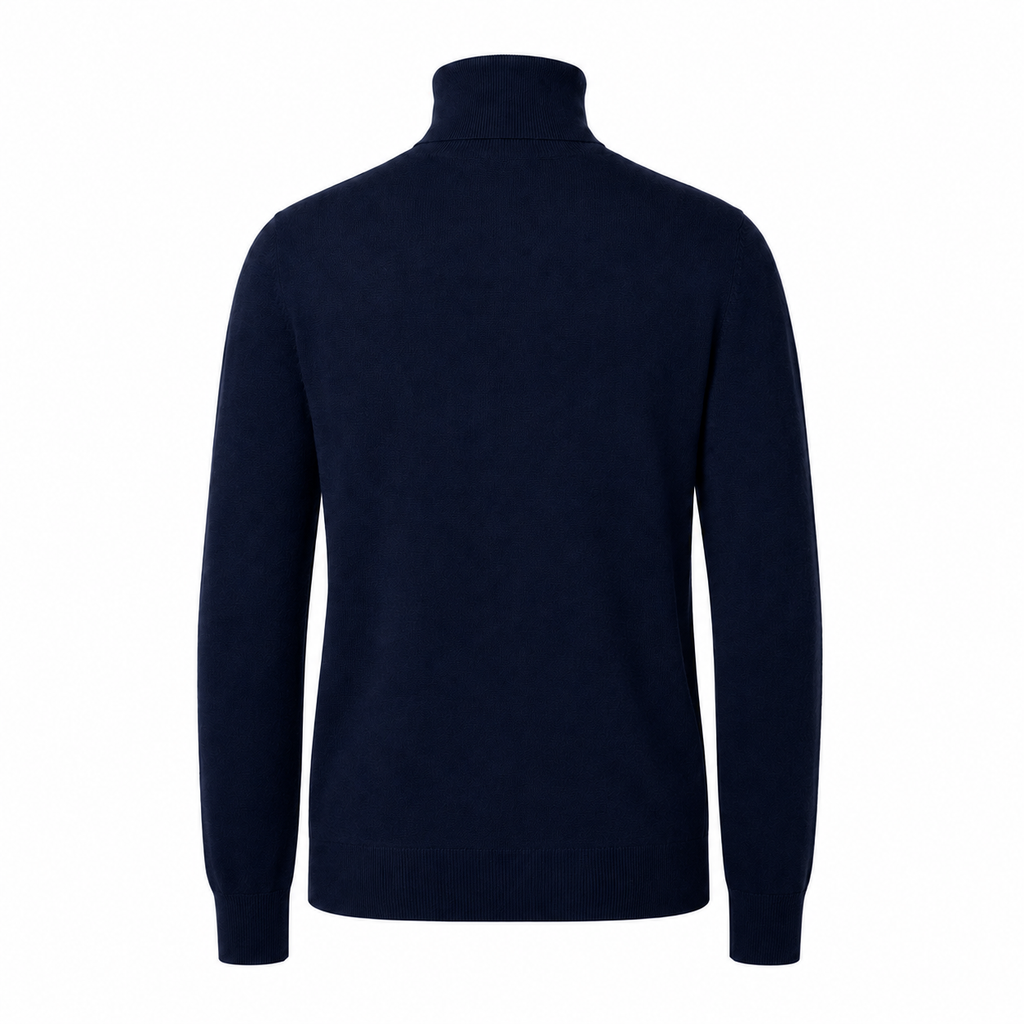 Alpha Studio Man Knit Ciclista High Neck Blue