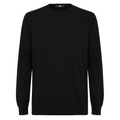 Alpha Studio Man Knit Crew Neck Merinos Black