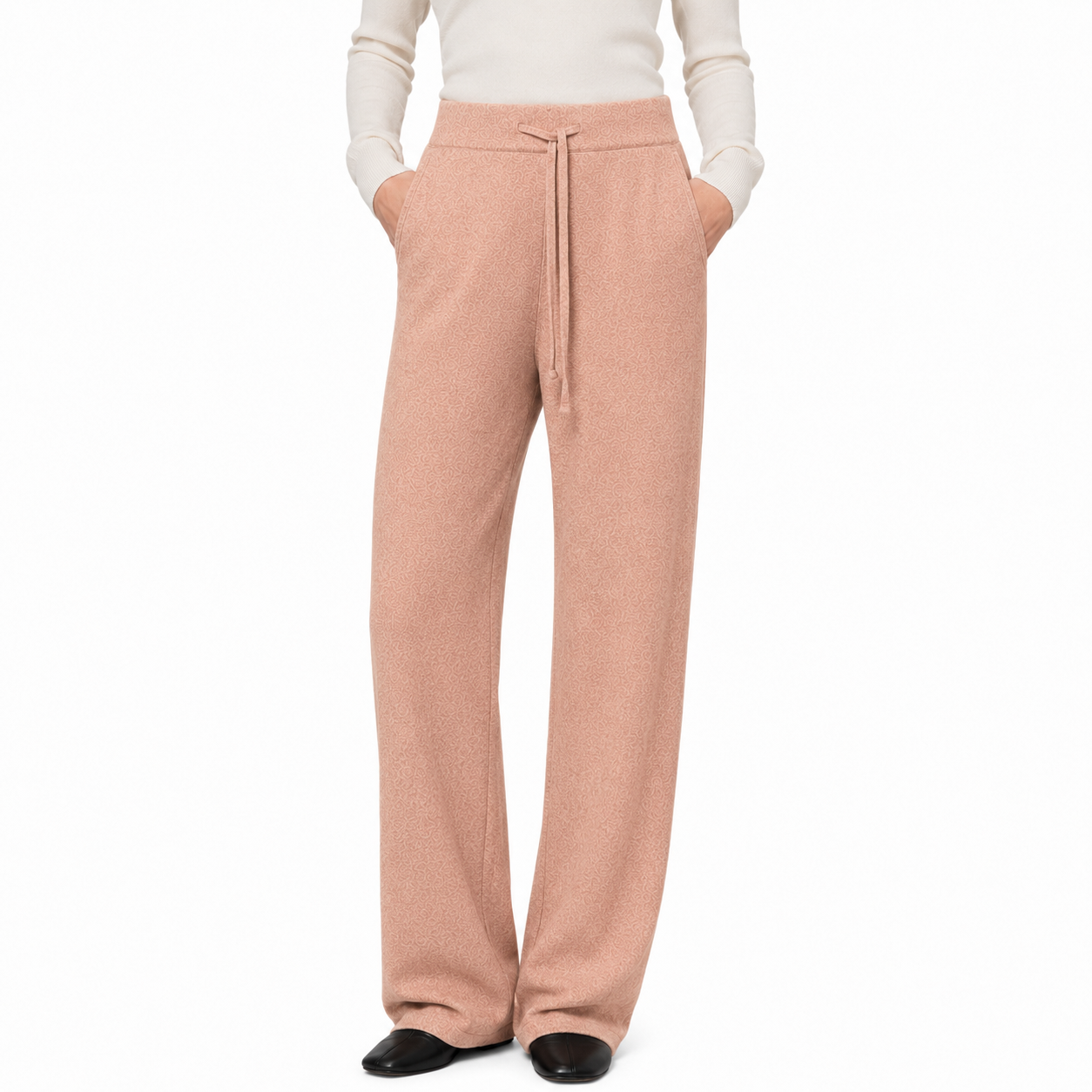 Alpha Studio Woman Panta Wide Leg Mix Shapes Trousers Camel