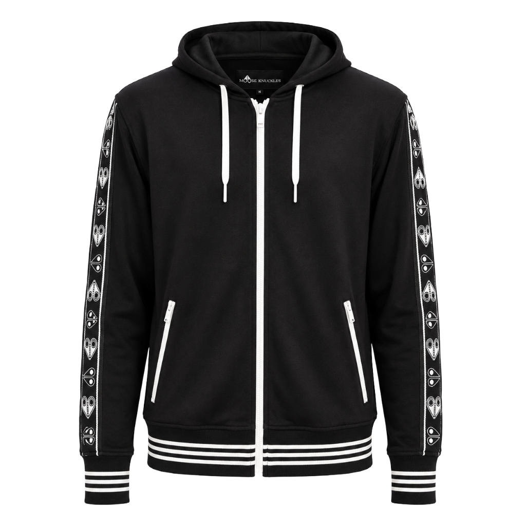 Moose knuckles Man Sweatshirt Jean Talon Black
