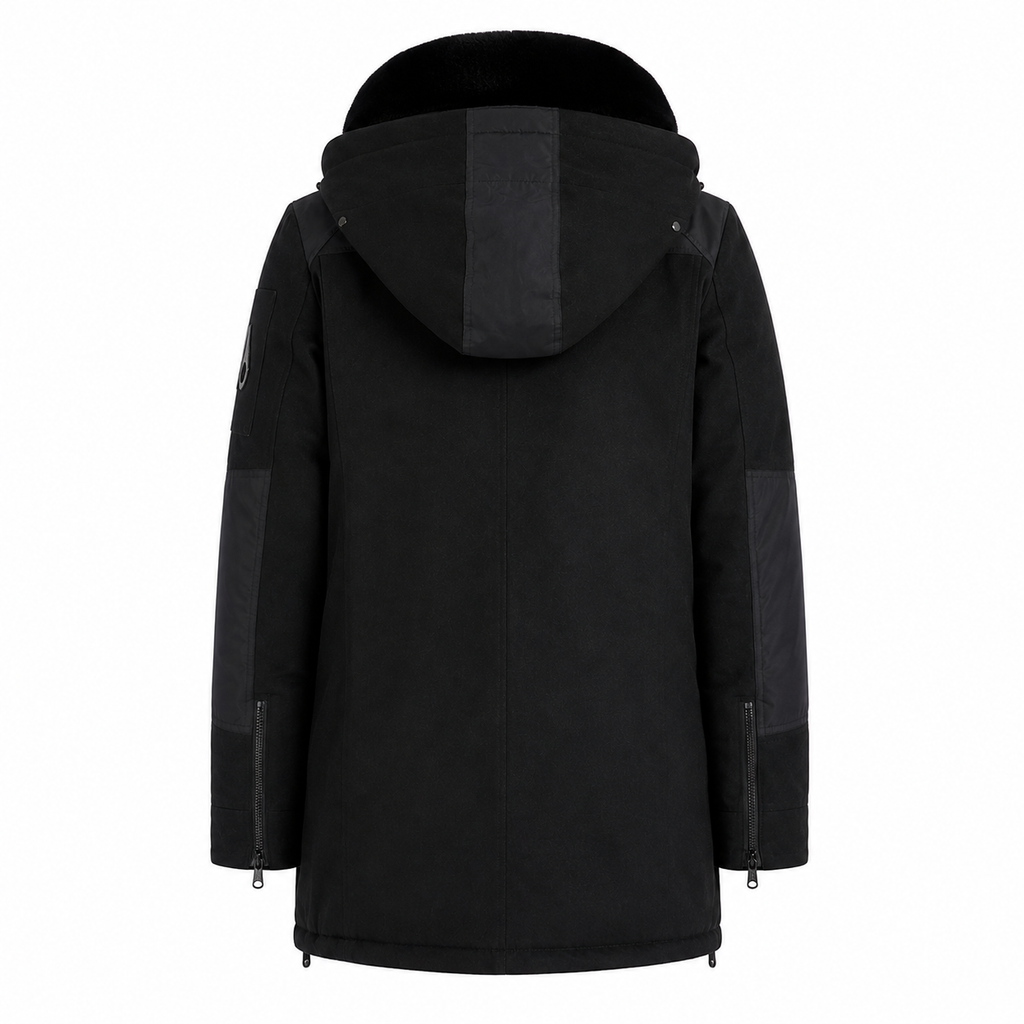 Moose knuckles Man Jacket Long Black