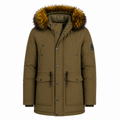 Moose knuckles Man Jacket Long Hooded Green