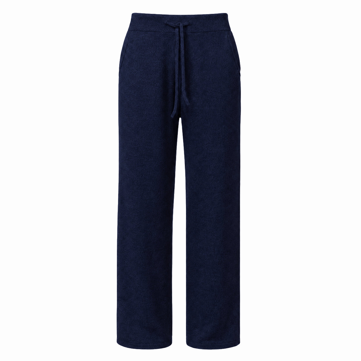 Alpha Studio Woman Panta Wide Leg Mix Shapes Trousers Blue