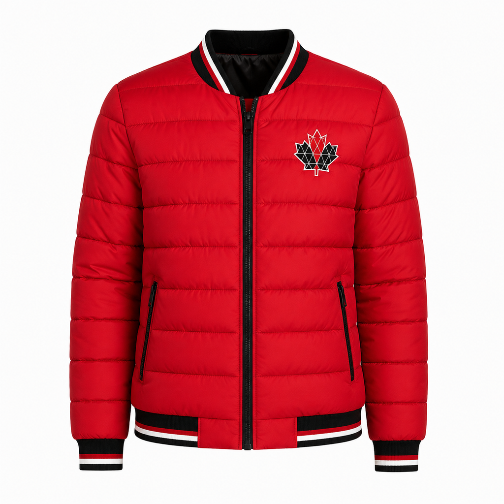 Moose knuckles Man Down Jacket Varsity Red