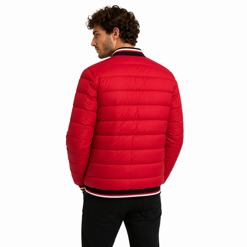Moose knuckles Man Down Jacket Varsity Red