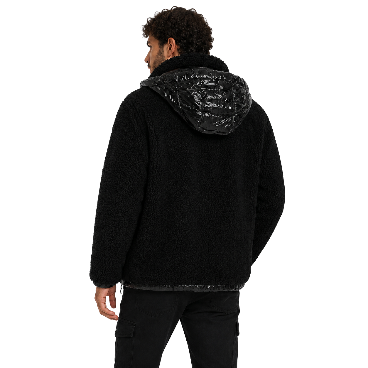 Moose knuckles Man Jacket Sherpa Black