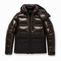 Moose knuckles Man Jacket Padded Glossy Brown