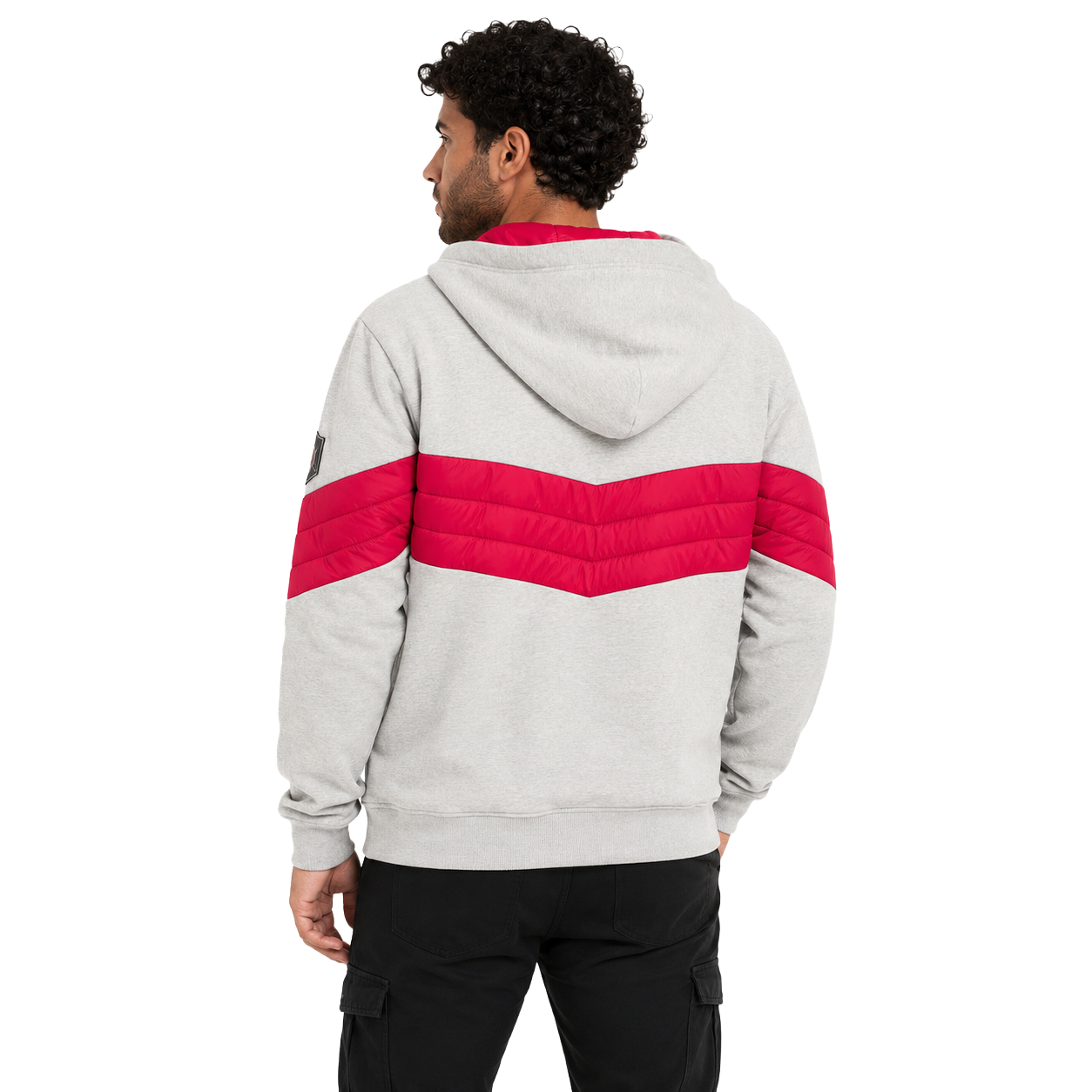 Moose knuckles Man Sweatshirt Trapuntata Grey