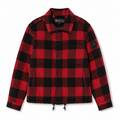 Moose knuckles Man Jacket Scozzese Red