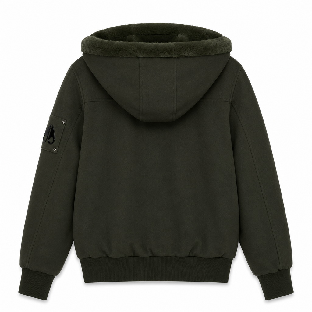 Moose knuckles Woman Sweatshirt Funny Green