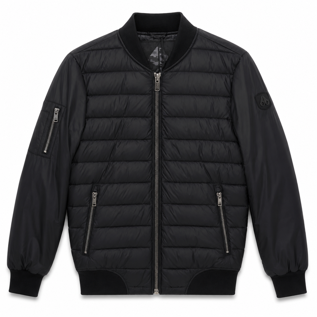 Moose knuckles Woman Down Jacket Quiled Black