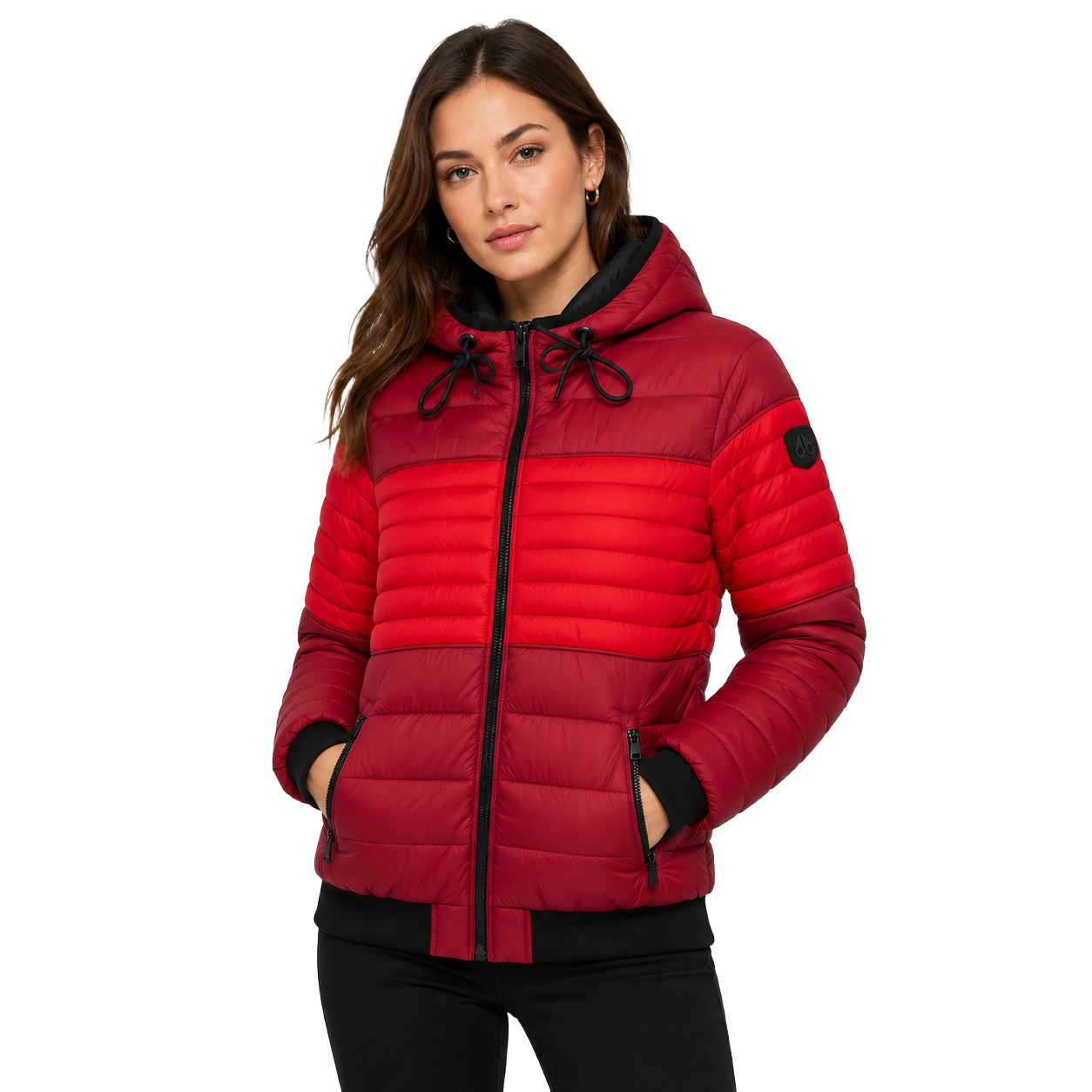 Moose knuckles Woman Down Jacket Terra Nova Red