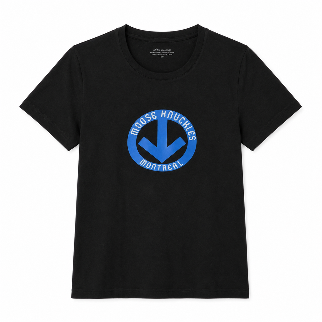Moose knuckles Woman T-Shirt Montreal Blue