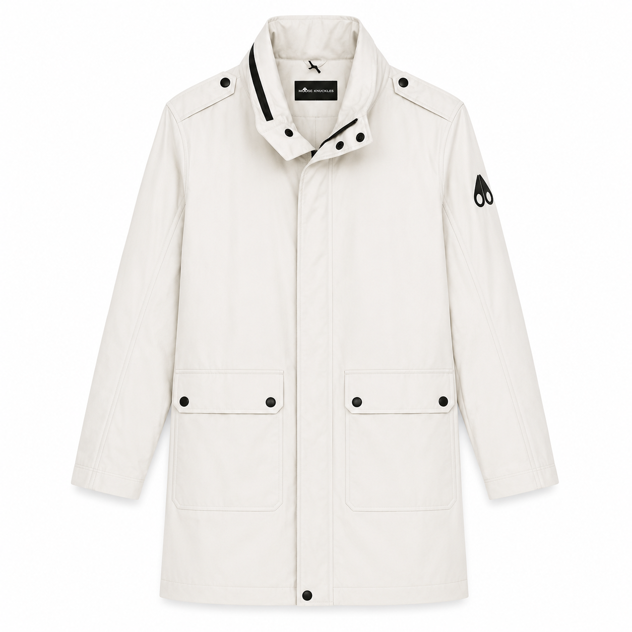 Moose knuckles Woman Jacket Rainproof Long White