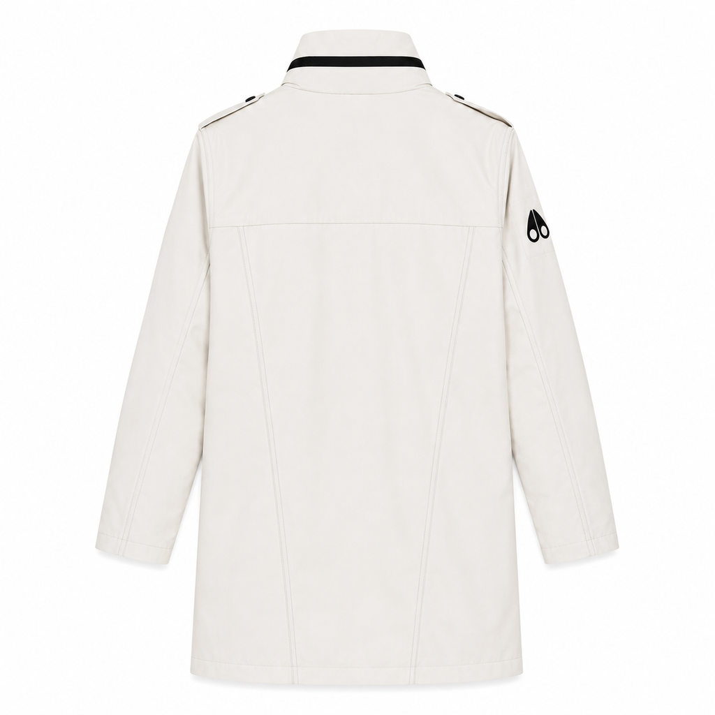 Moose knuckles Woman Jacket Rainproof Long White
