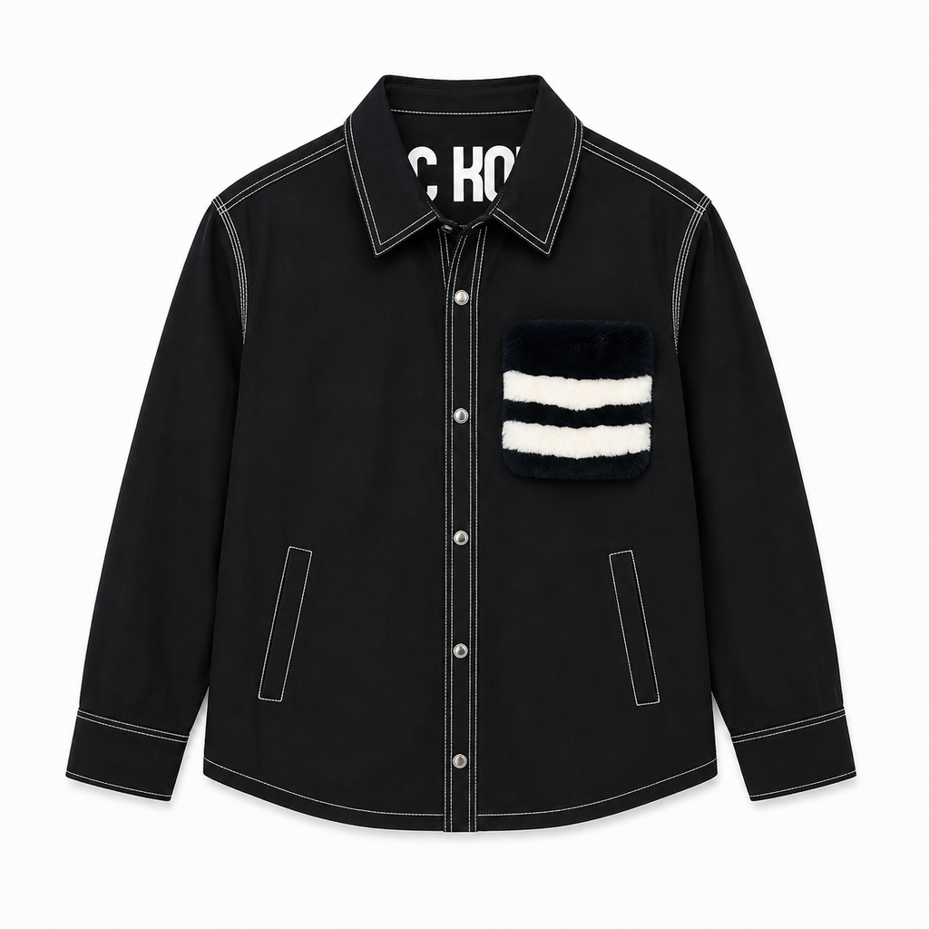Moose knuckles Woman Shirt Taschino Pelo Black