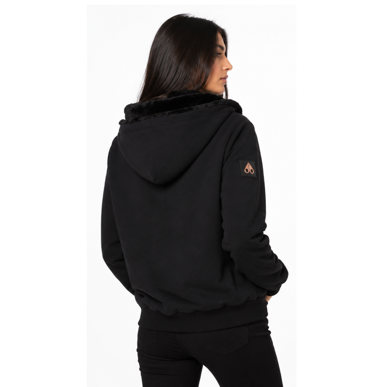 Moose knuckles Woman Sweatshirt Padded Black