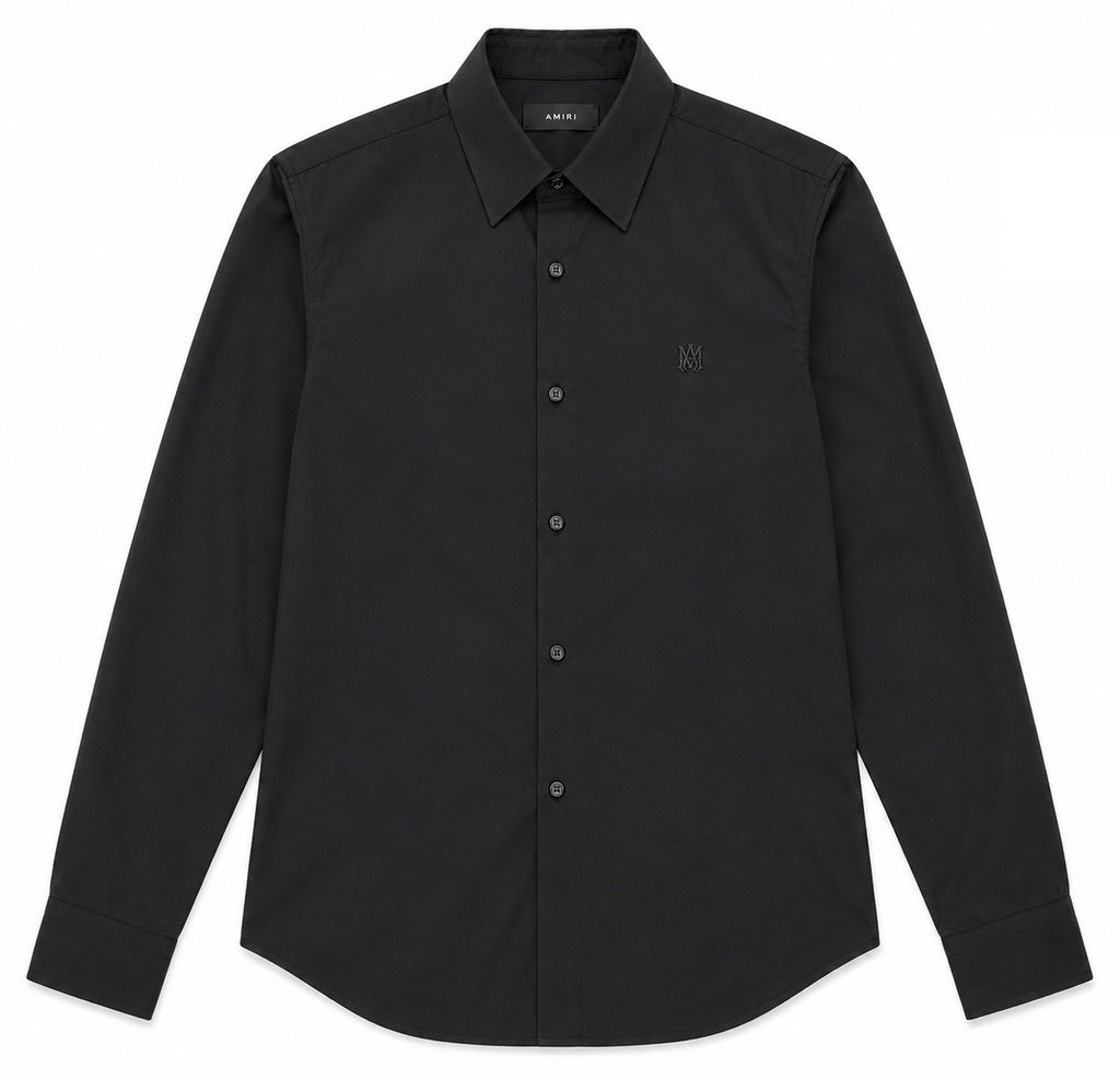 Amiri Man Shirt Cotton Black